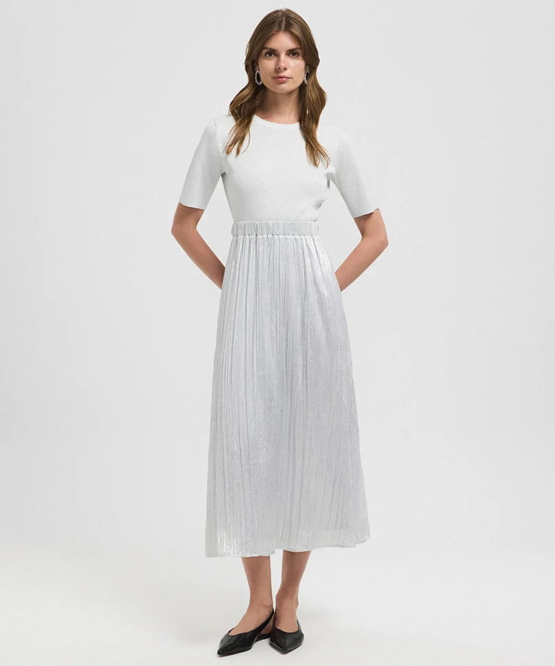 ابيكول Mixed Midi Dress